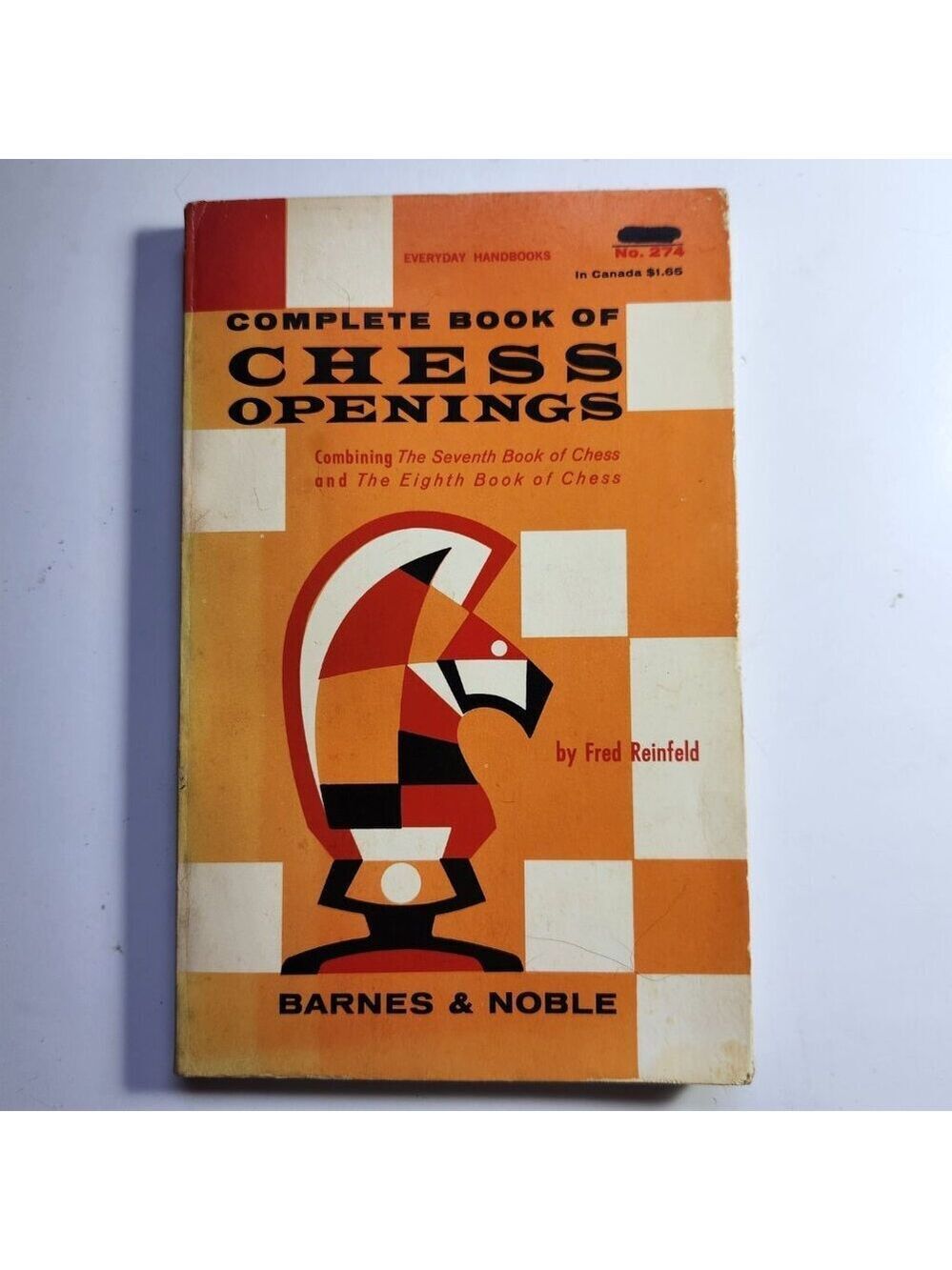 Complete Book of Chess Openings by Fred Reinfeld, 1968 Barnes & Noble